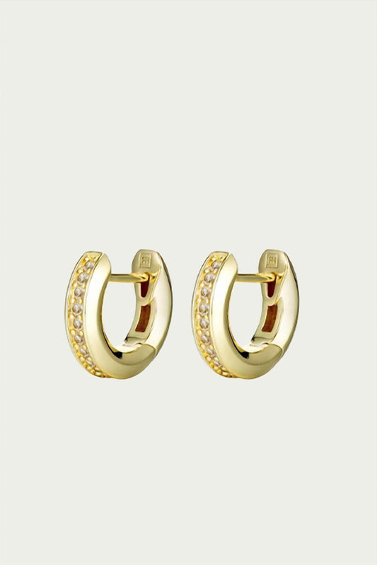 ION HUGGIE HOOP EARRINGS