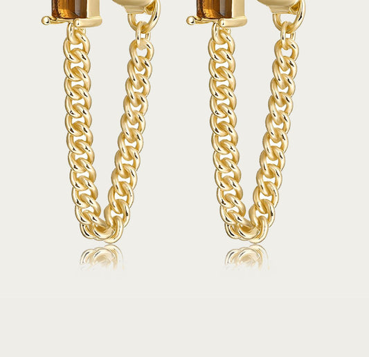 LIONEL GEMSTONE + CHAIN STUDS
