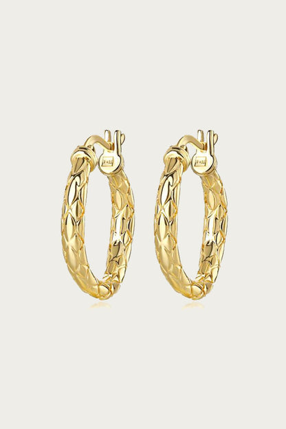 SNAKESKIN HOOPS