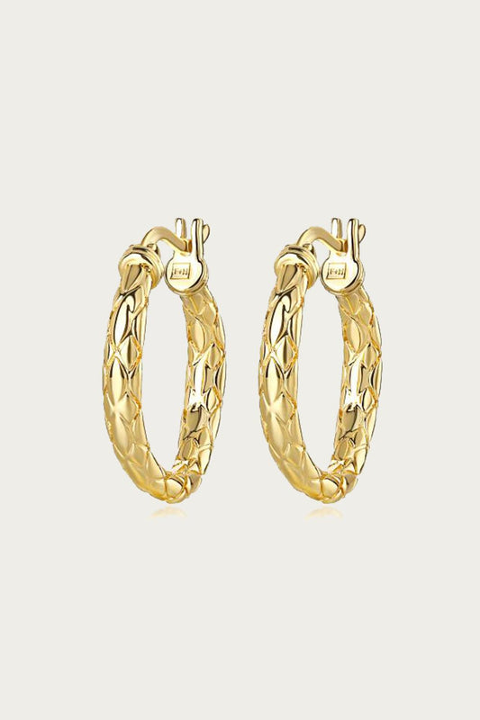 SNAKESKIN HOOPS