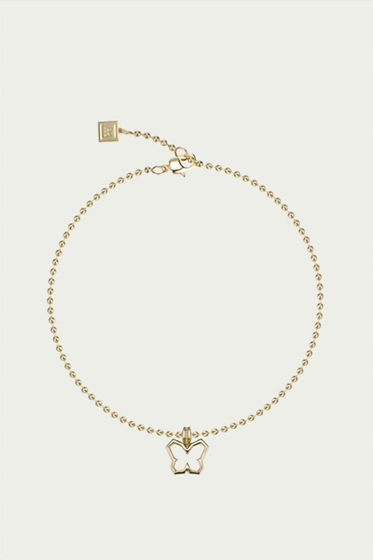 Y2K BUTTERFLY CHARM NECKLACE