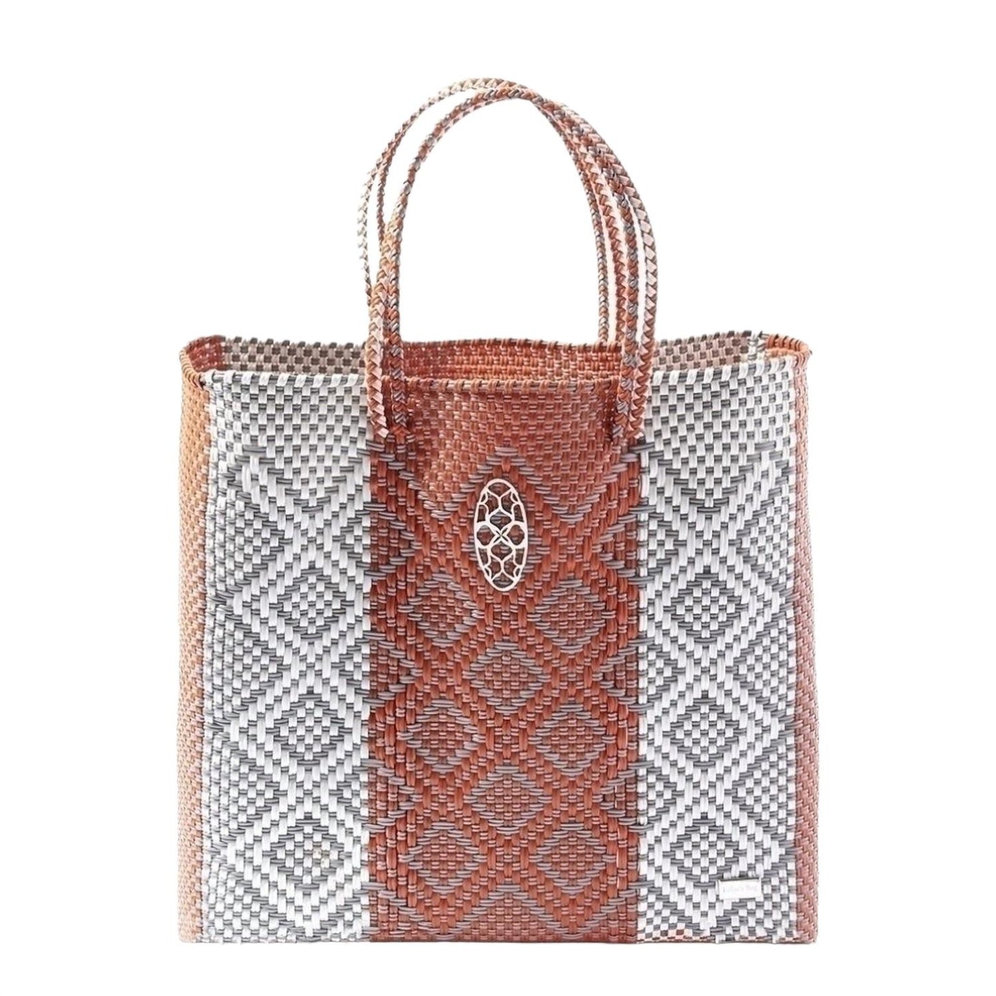 Women's Medium Regular Strap Stripe Tote Bag