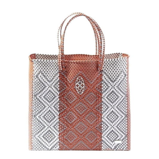 Women's Medium Regular Strap Stripe Tote Bag