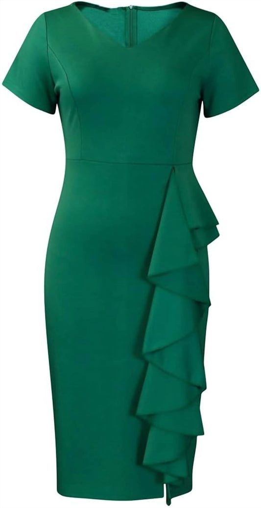 Ruffle Midi Dress