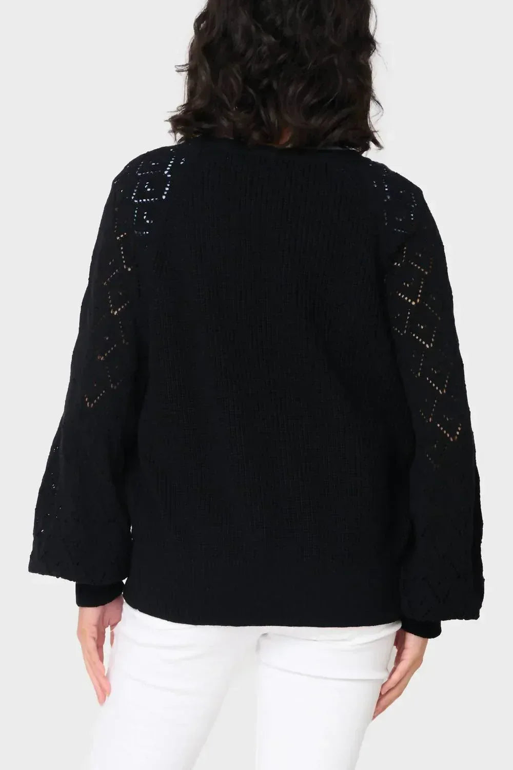 Gibsonlook - Gigi Diamond Stitch Crochet Cardigan - Rack Hunt