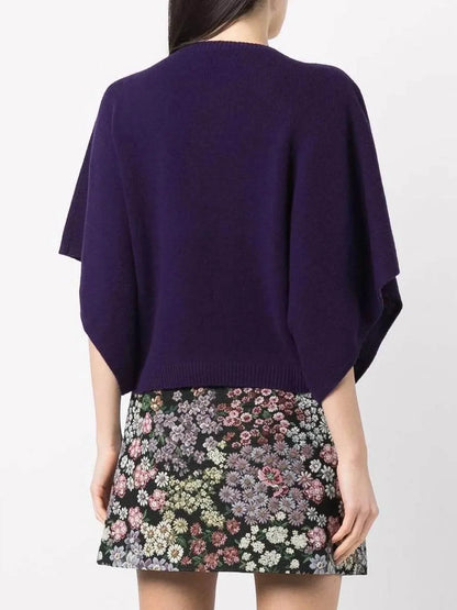 Valentino - Women’s Batwing-sleeve Knitted Top - Rack Hunt