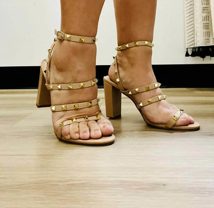 G Stylez - Women's Summer Studded Heel - Rack Hunt