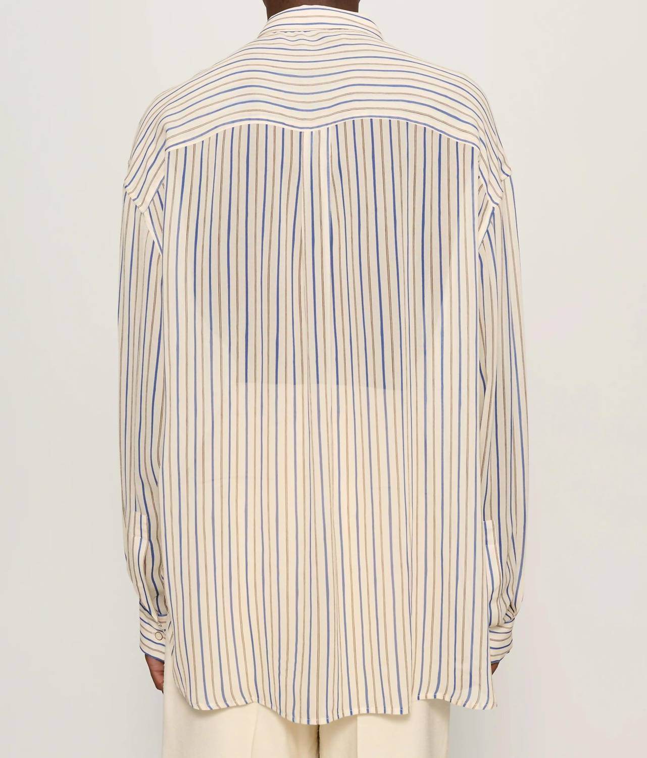 CMMN SWDN - Kai Long Sleeve Button Up Shirt - Rack Hunt -