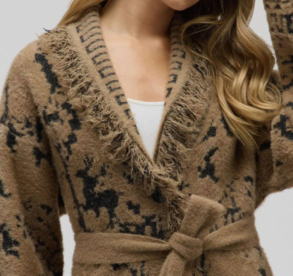 Wrap Long Sleeve Cardigan