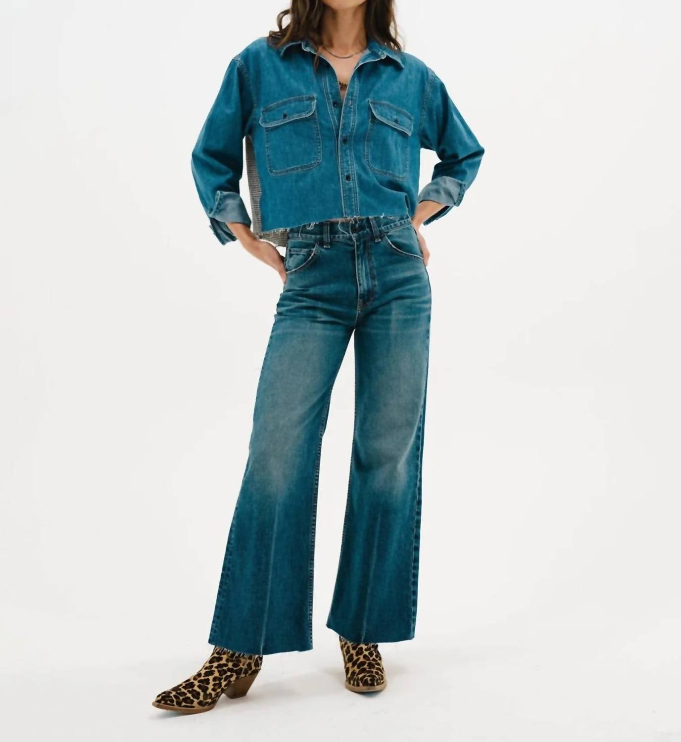 Mercer High Rise Wide Leg Jean