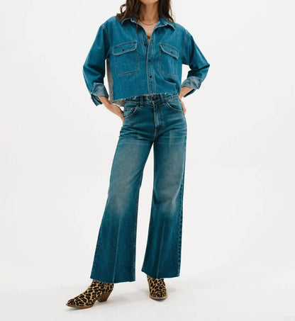 Mercer High Rise Wide Leg Jean