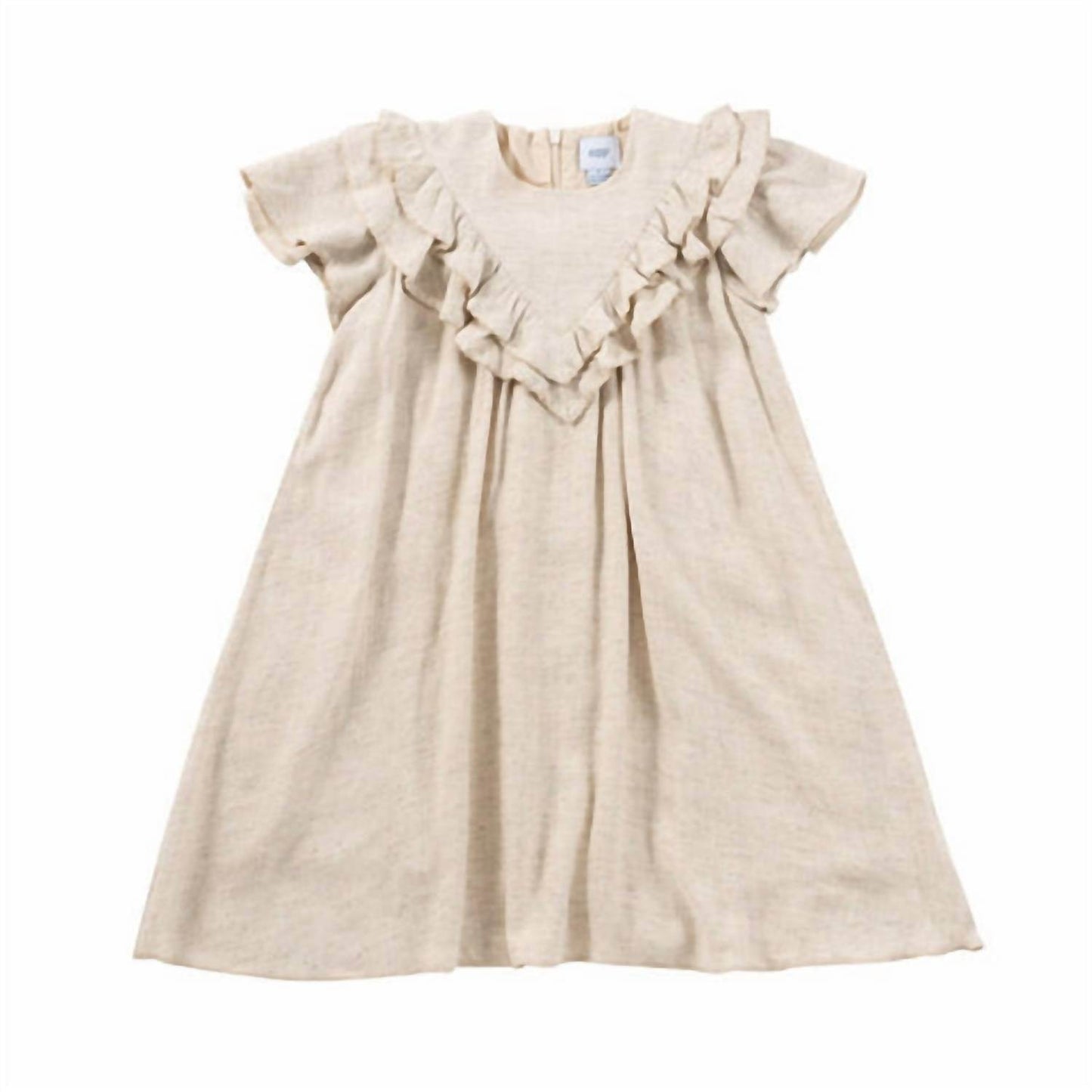 Kipp - Girl's Linen Ruffle Dress - Rack Hunt -
