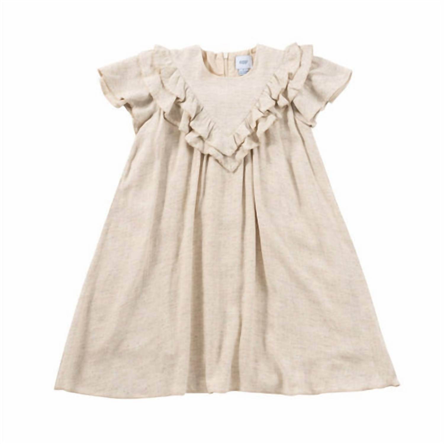 Kipp - Girl's Linen Ruffle Dress - Rack Hunt -