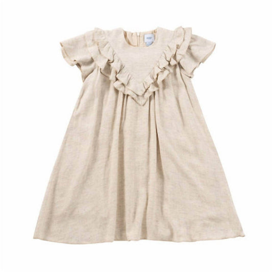 Kipp - Girl's Linen Ruffle Dress - Rack Hunt -
