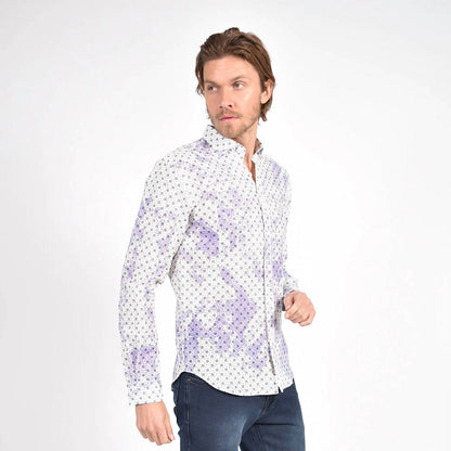 Floral Print Linen Shirt
