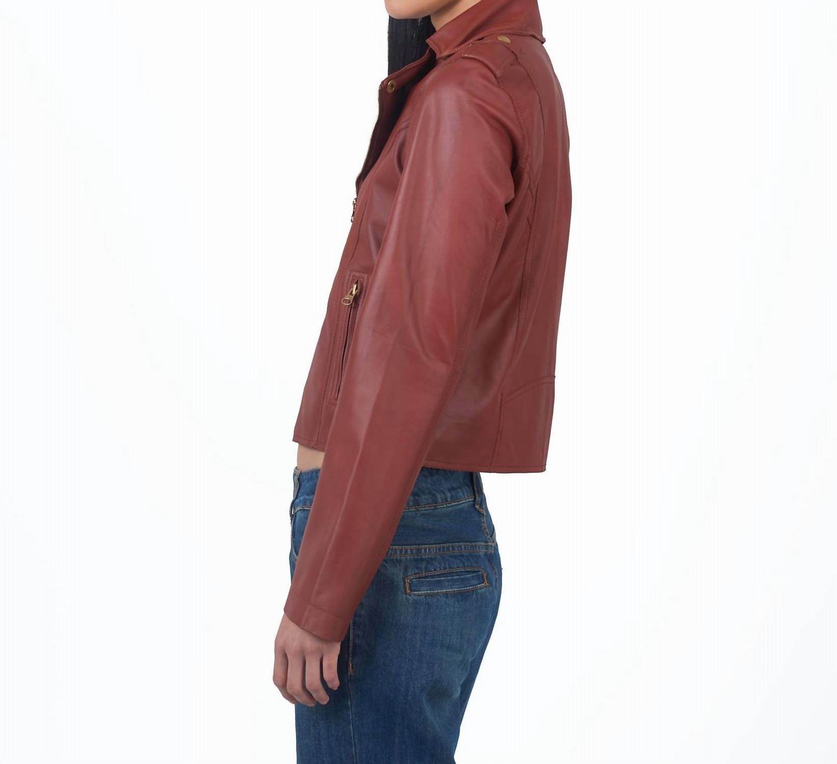 JKT NYC - Millie Matte Leather Jacket - Rack Hunt