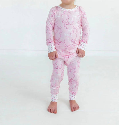 Girls Long Sleeve Top and Pants Two Piece Set