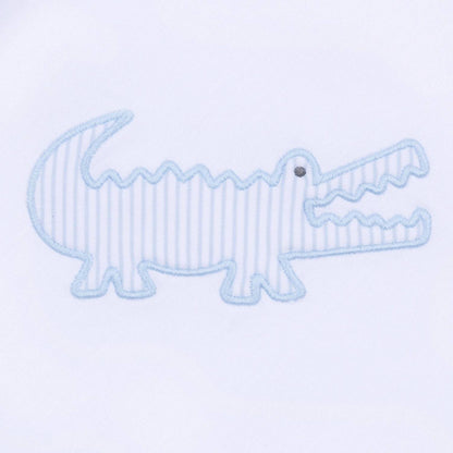 Boys Gator Applique Short Pajamas