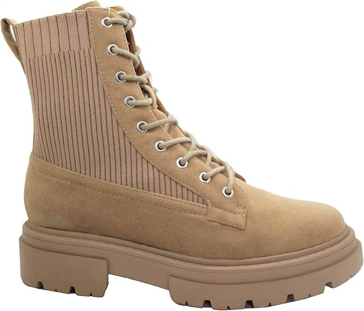 Cozzy Girl - Journey Suede Combat Boots - Rack Hunt