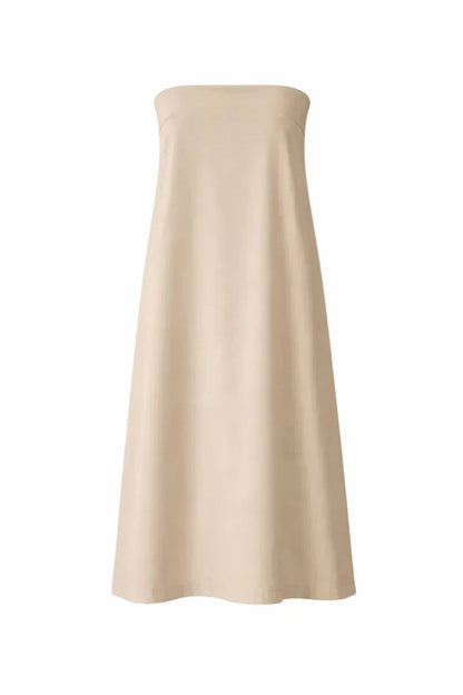 Summer Wool Strapless Dress