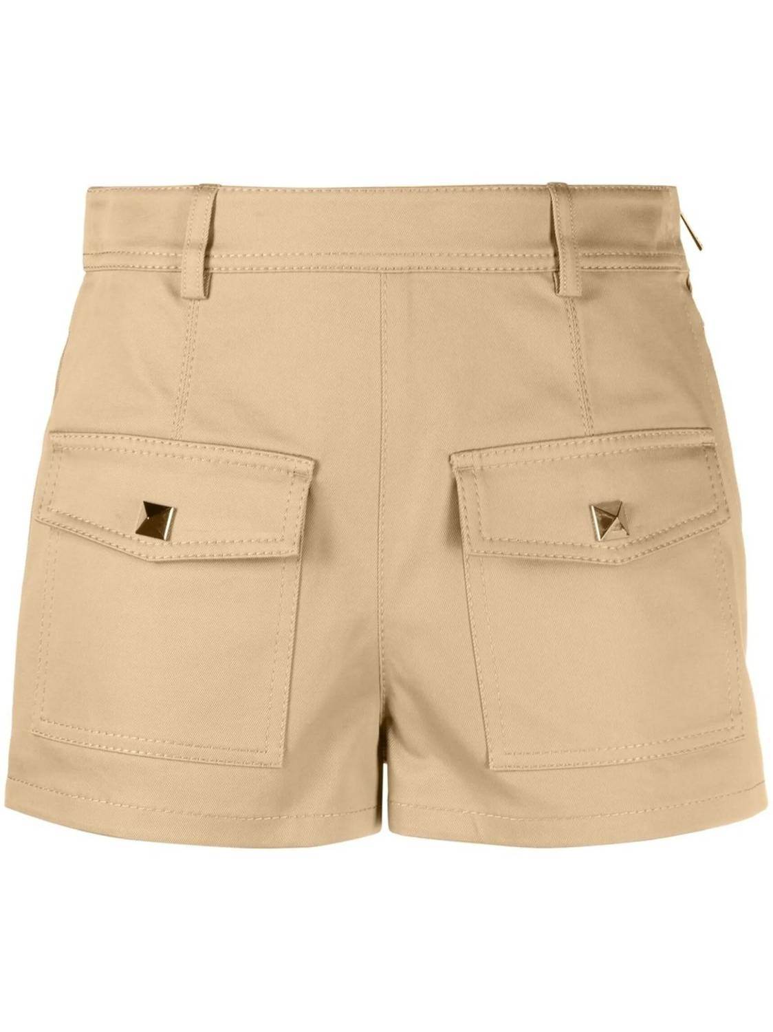 Valentino - Stretch Cotton Low Rise Shorts - Rack Hunt