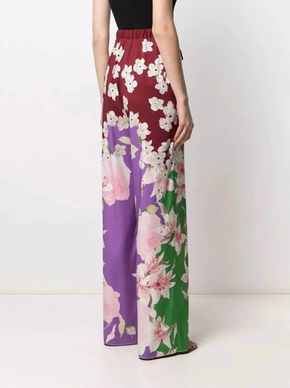 Valentino - Floral Print Pants - Rack Hunt