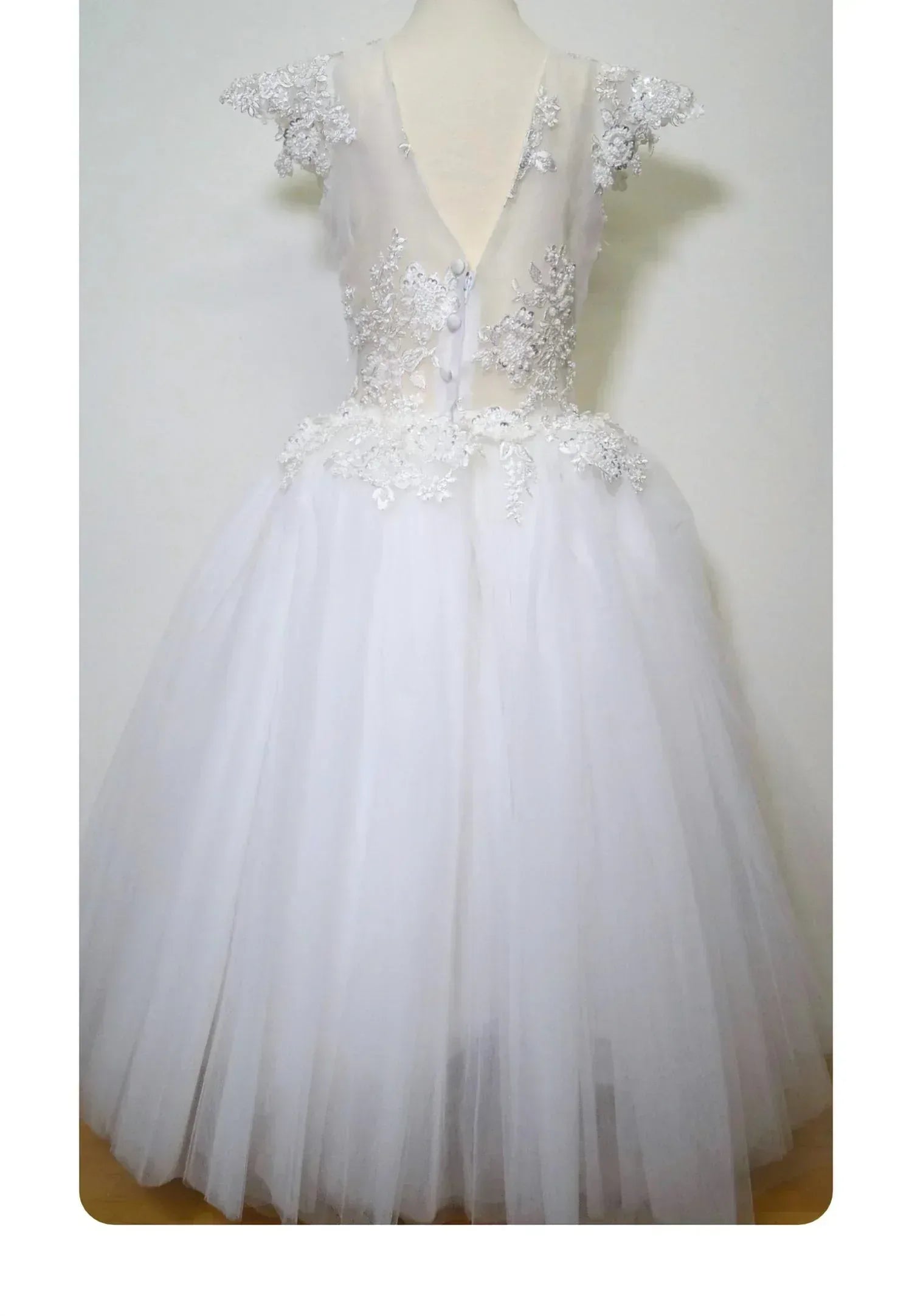 Christie Helene - Girl's Silk With Lace Overlay Bodice Dress - Rack Hunt