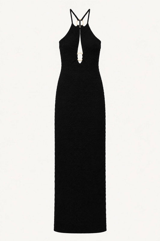 RUMER Women's Samara Maxi Dress in Black