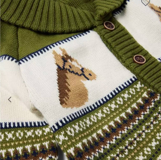Kid's Heritage Rider Shawl Cardigan