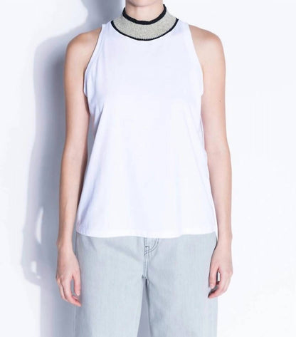 Sparkle neck top