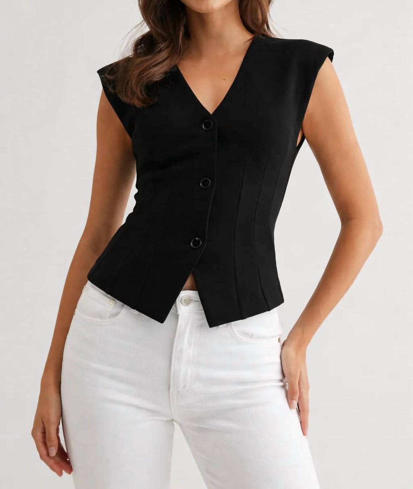 Tailored Sleeveless Vest
