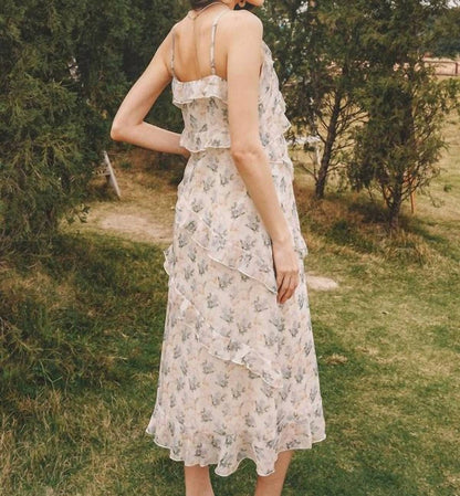 Breezy Floral Midi Dress