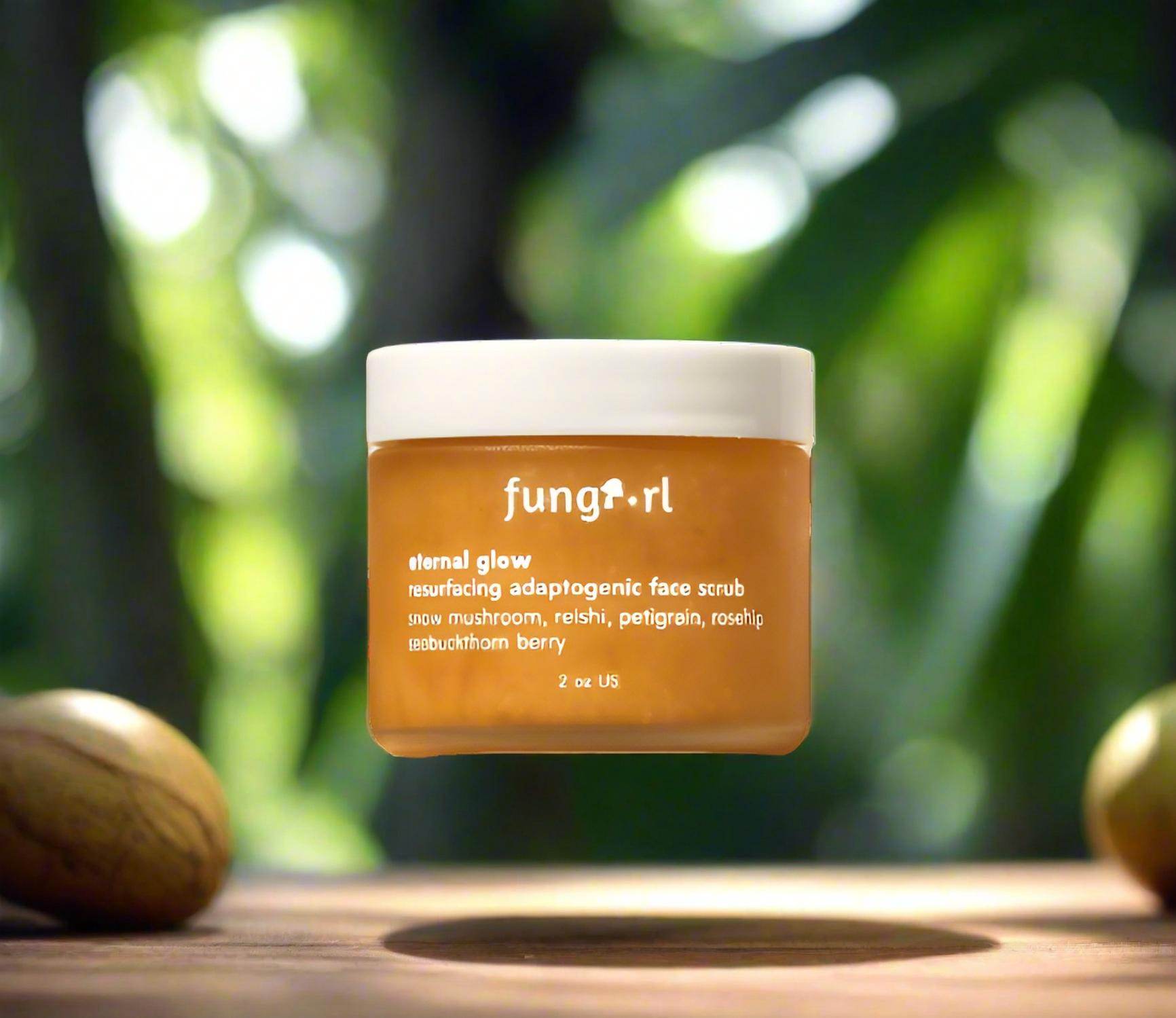 Fungi Guru Skincare - Women's Instant Radiance Organic Adaptogenic Face Scrub - Rack Hunt -