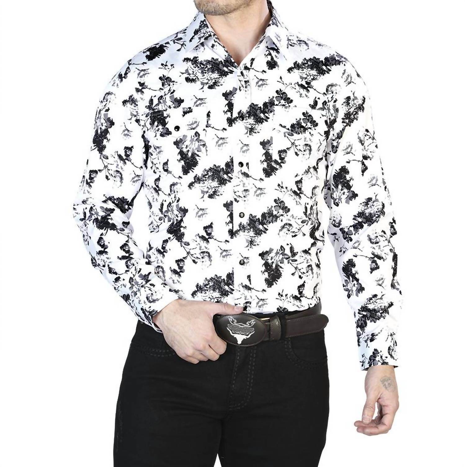 El Señor De Los Cielos - Casual Long Sleeve Shirt - Rack Hunt