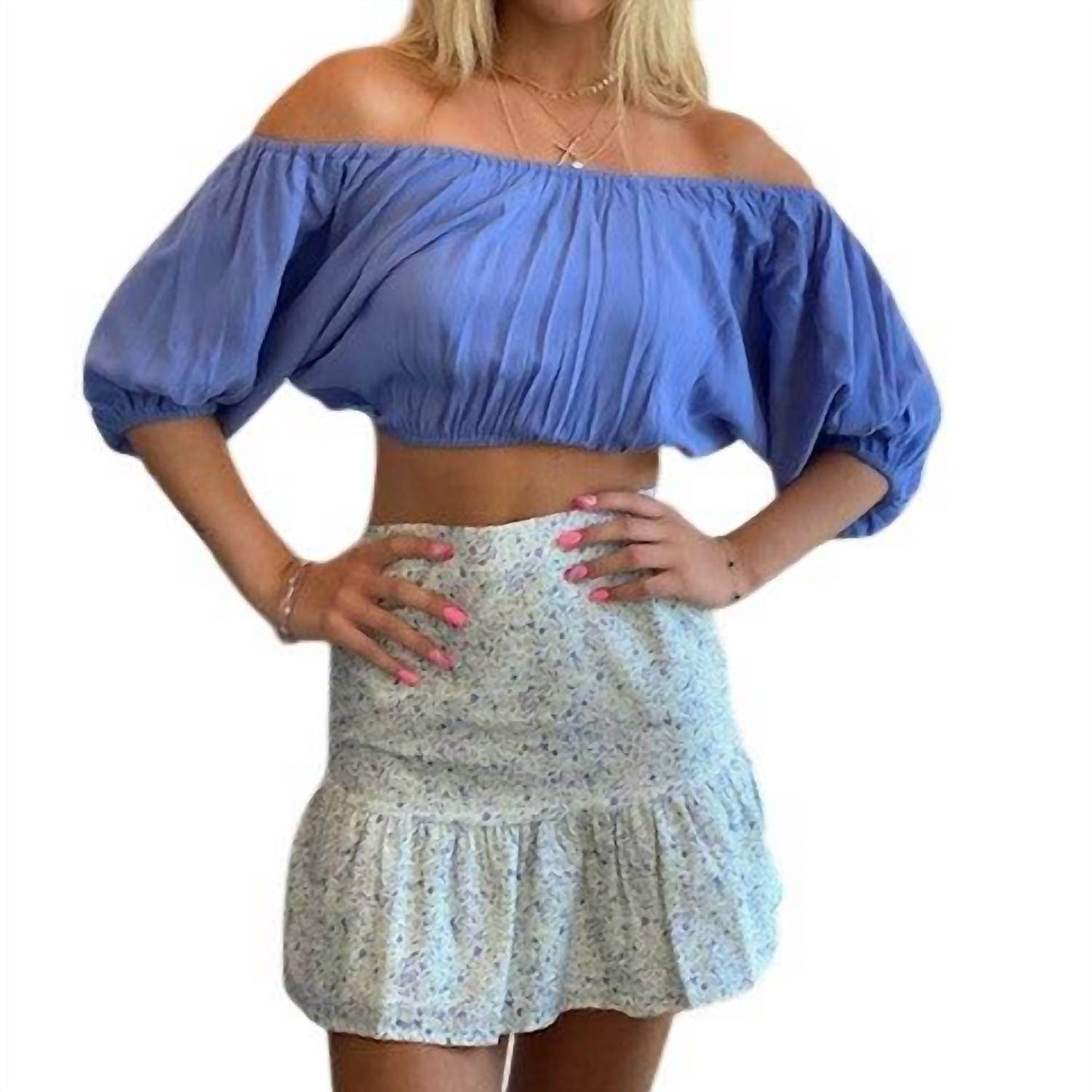 Osamore - Floral Print Skirt - Rack Hunt -