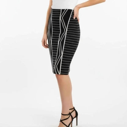 Print Bandage Mini Skirt
