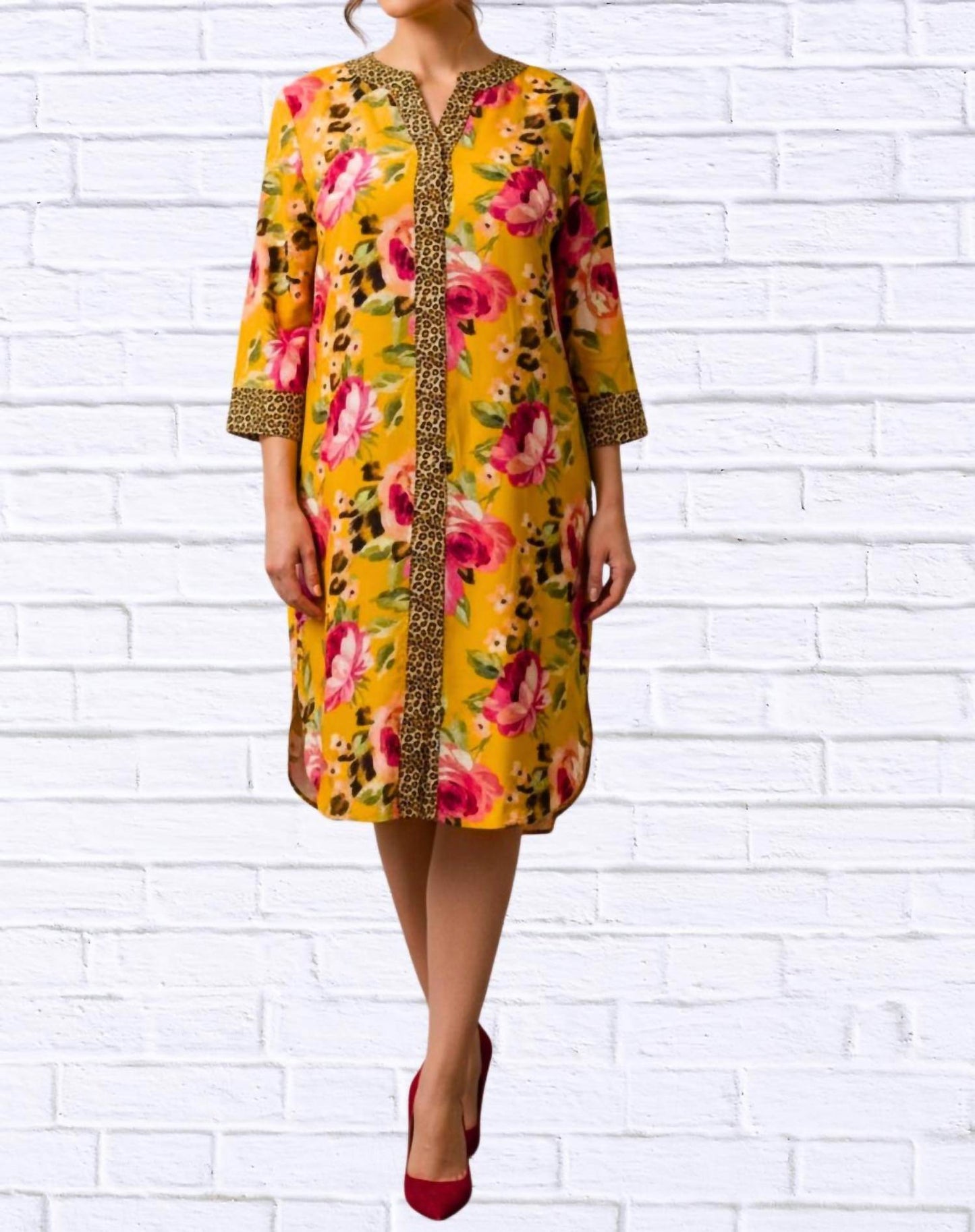 Calypso - Demi Shirt Midi Dress - Rack Hunt -