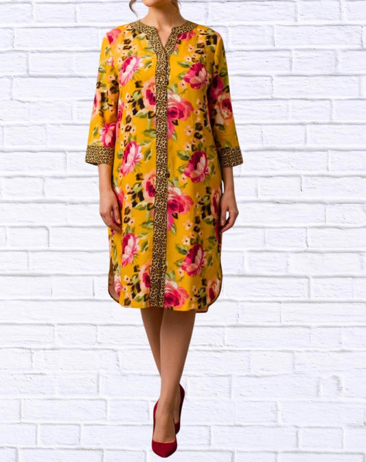 Calypso - Demi Shirt Midi Dress - Rack Hunt -