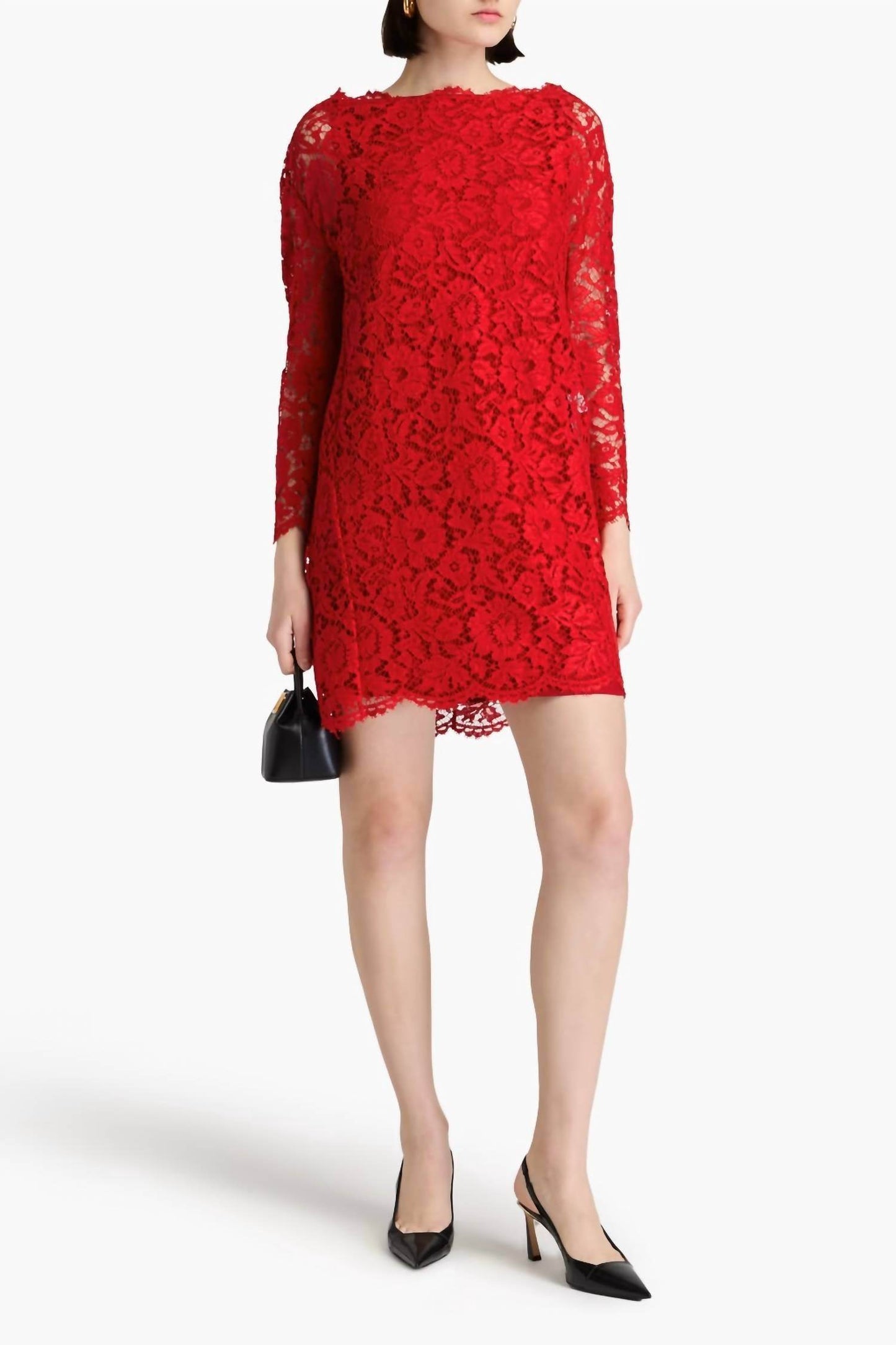 Valentino - Corded Lace Mini Dress - Rack Hunt