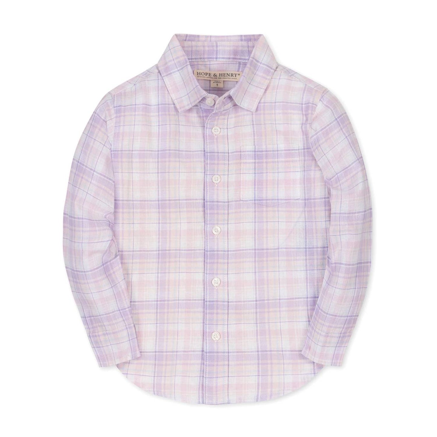 Boy's Linen Button Down Shirt