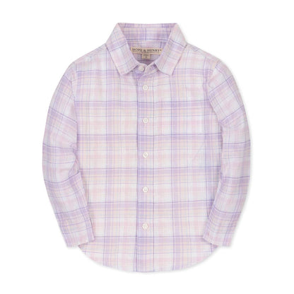 Boy's Linen Button Down Shirt