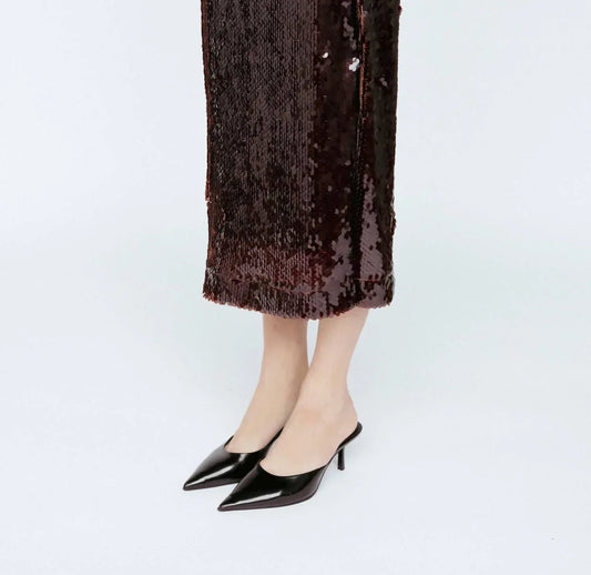 Amanda Maria - Sequin Midi Skirt - Rack Hunt