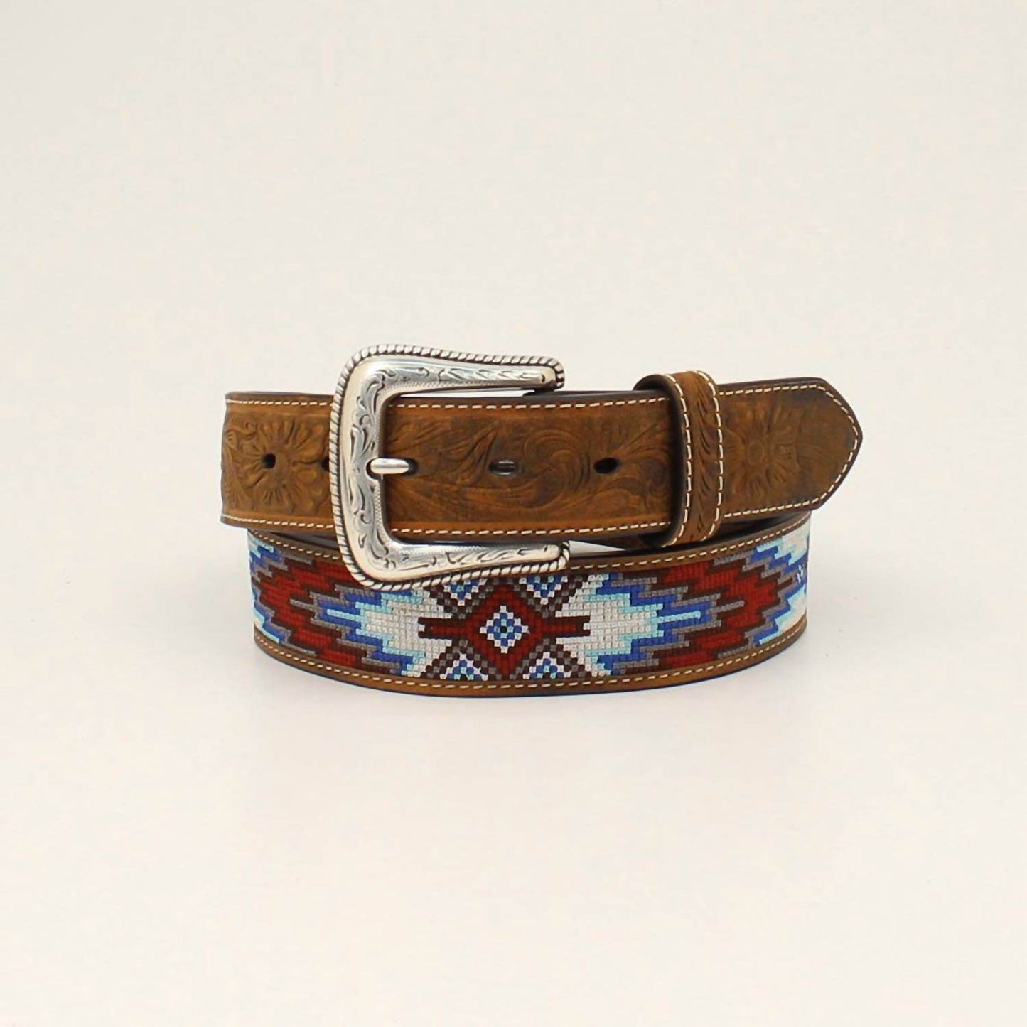 Nocona Belt Co. - Men's Aztec Leather Belt - Rack Hunt