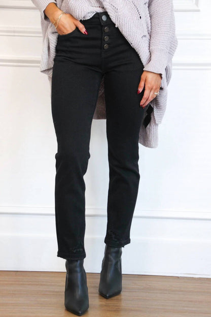 Jackson 4 Button Straight Leg Jeans