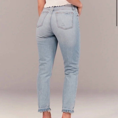 Curve Love High Rise Mom Jeans