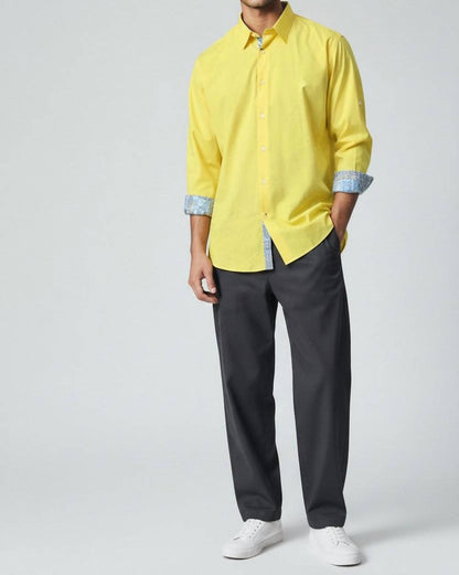 Slim Fit Casual Long Sleeve Shirt