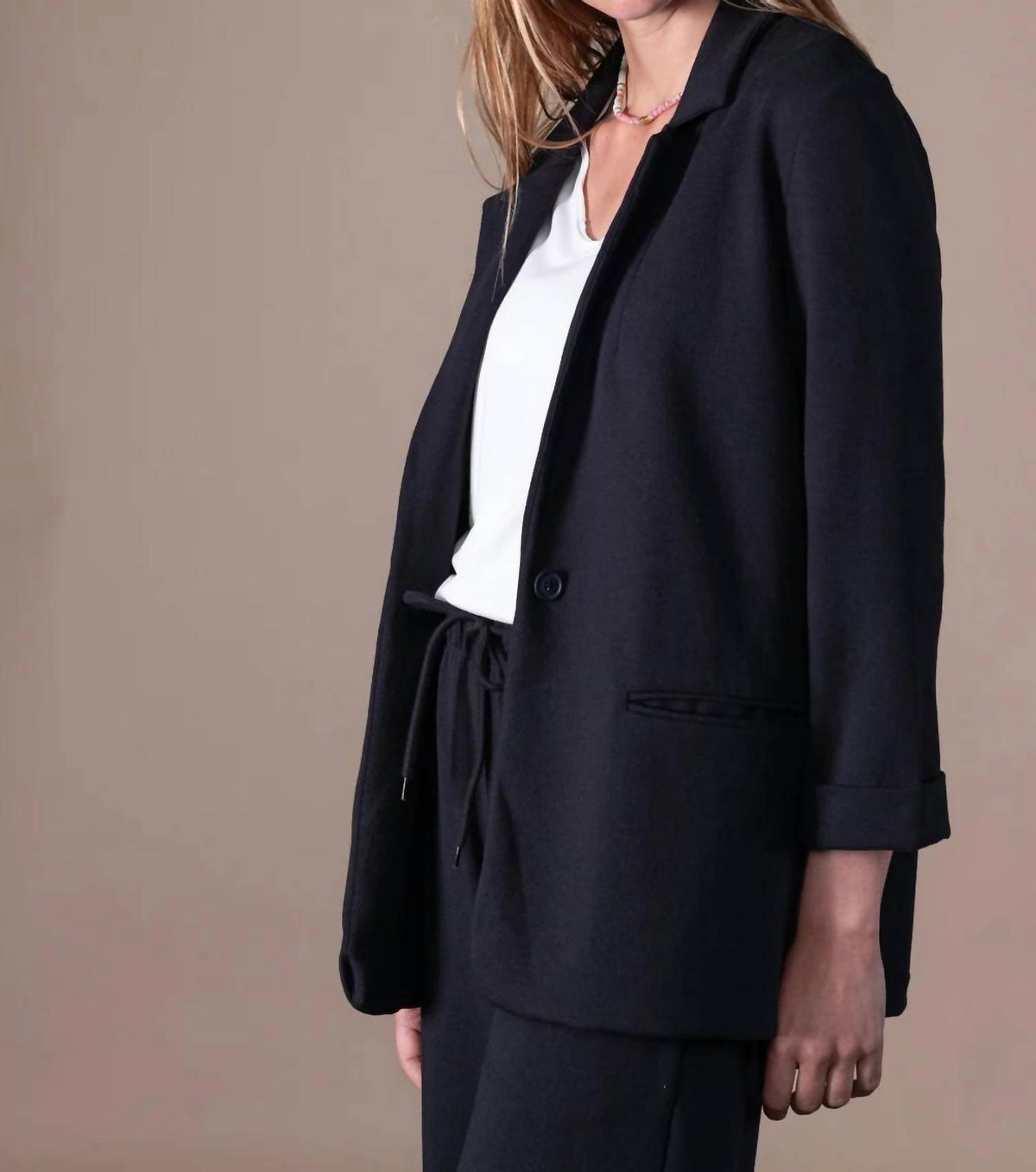 Leonie Boyfriend French Terry Blazer