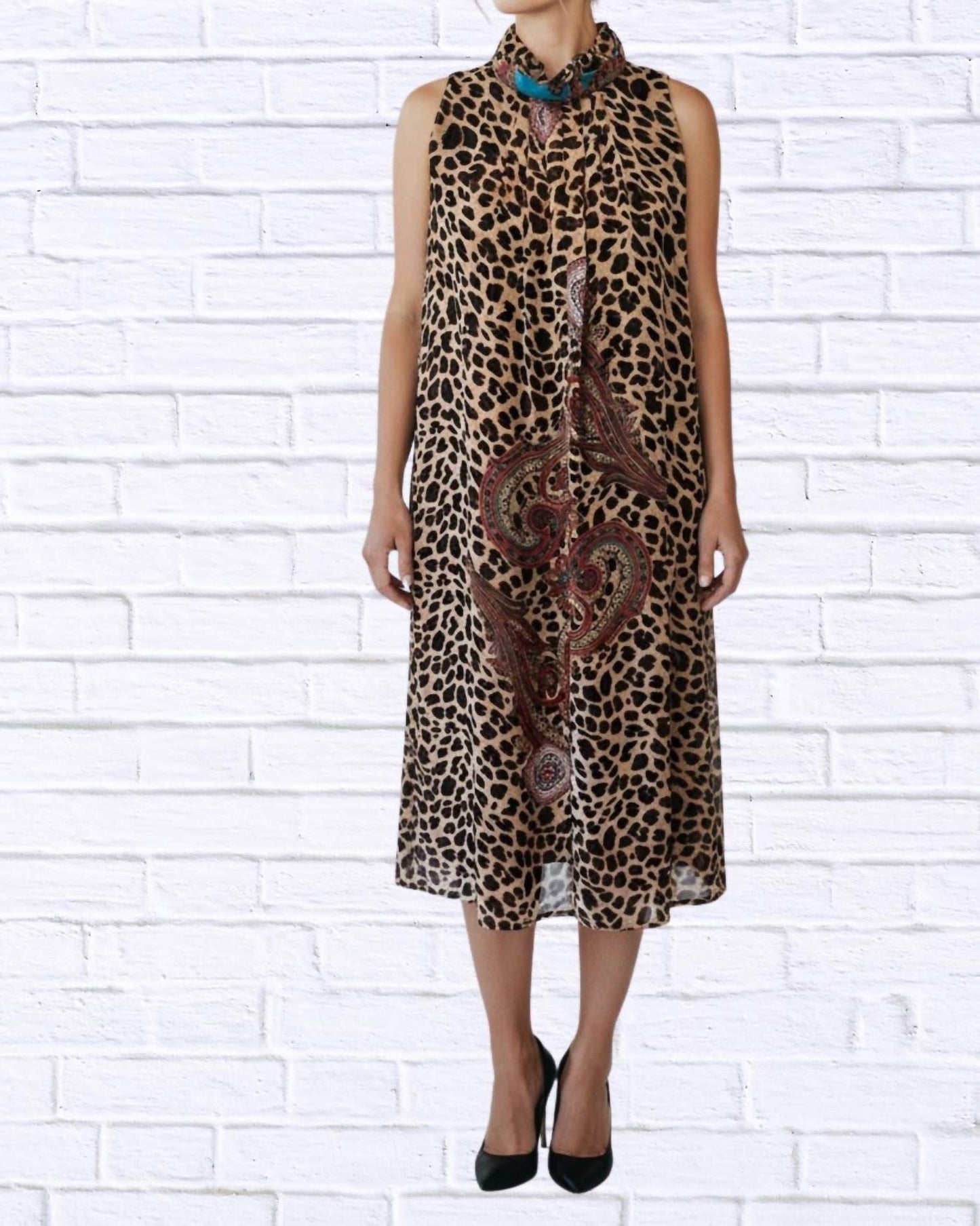 Diva USA - Print Sleeveless Maxi Dress - Rack Hunt -