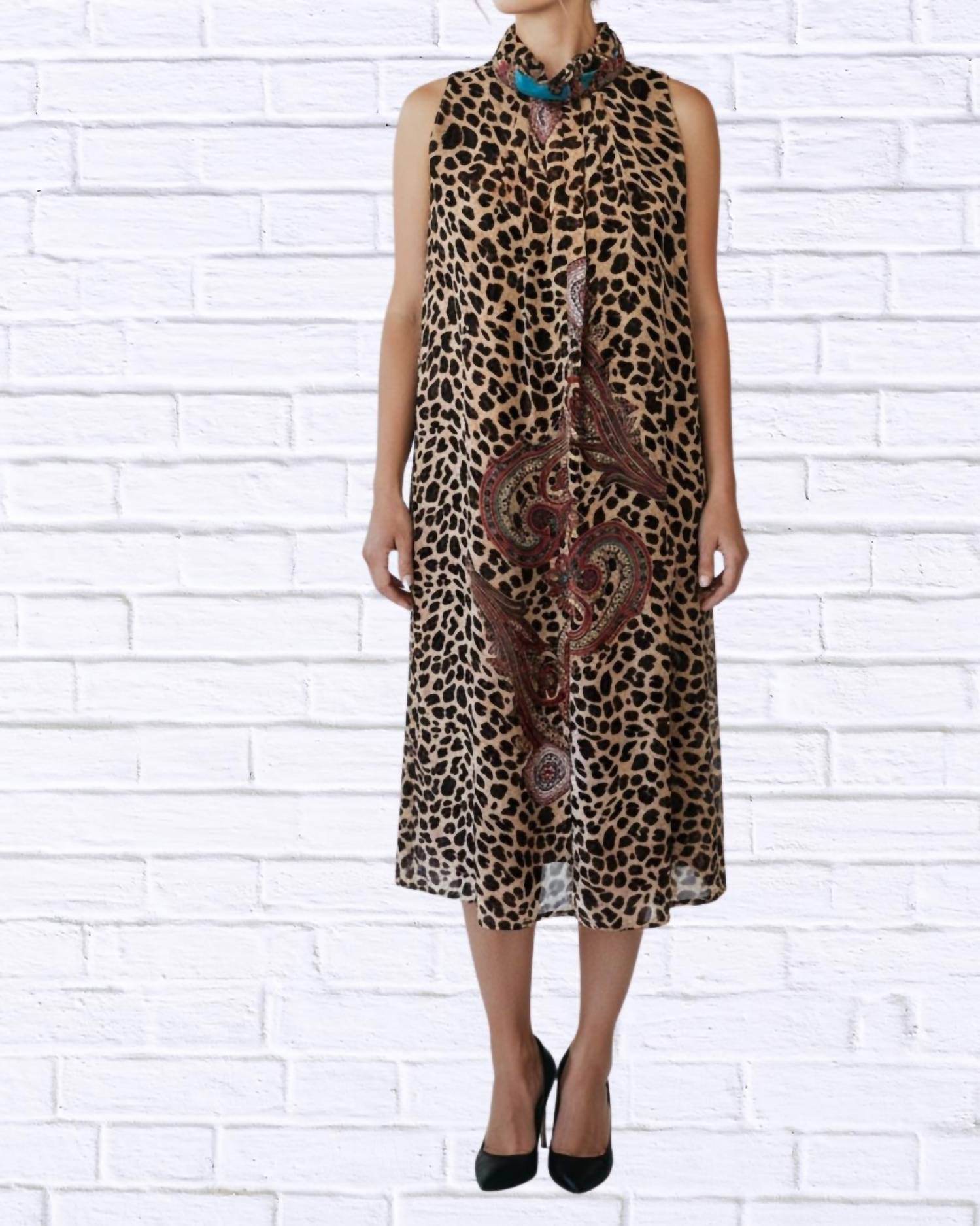 Diva USA - Print Sleeveless Maxi Dress - Rack Hunt -