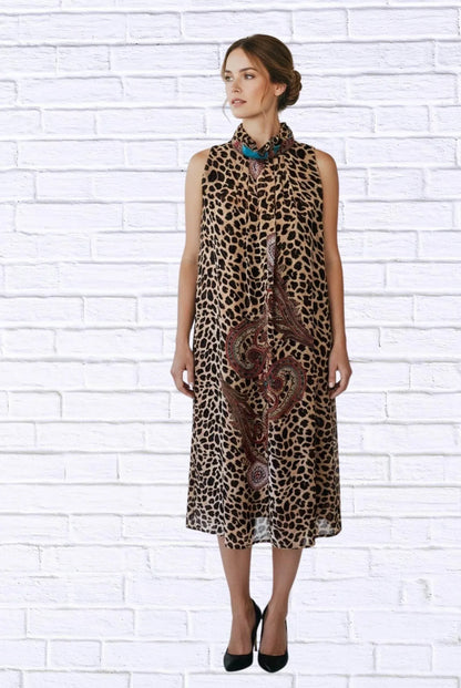 Diva USA - Print Sleeveless Maxi Dress - Rack Hunt